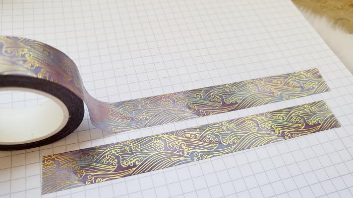 Washi Tape Wellen Aquarell